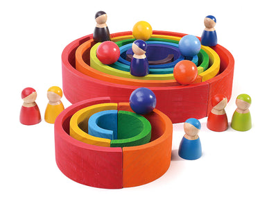 Wooden Rainbow Balls